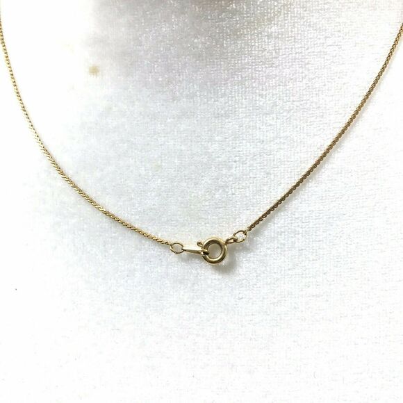 Star Snowflake Necklace Rhinestones Black Stone Center Goldtone Chain Jewelry - Picture 4 of 5